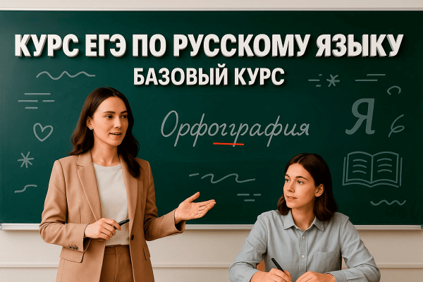 Курс ЕГЭ по русскому языку: Базовый курс